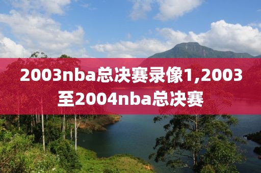 2003nba总决赛录像1,2003至2004nba总决赛