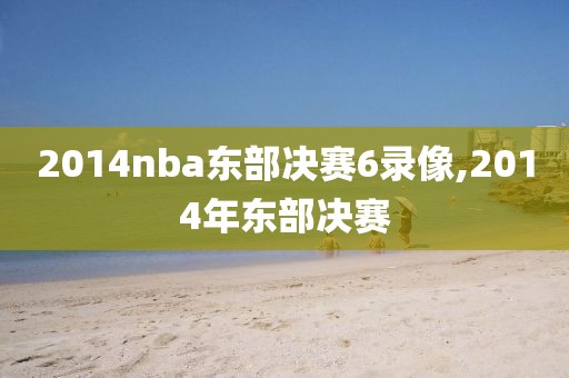 2014nba东部决赛6录像,2014年东部决赛