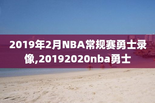 2019年2月NBA常规赛勇士录像,20192020nba勇士